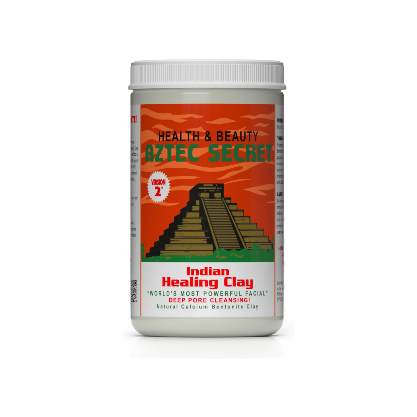 Aztec Secret Indian Healing Clay Facial & Body Mask, 32 oz